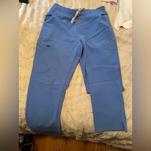 Figs scrub bottoms, blue size XS tall